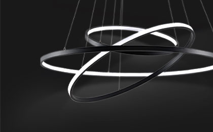 Lučke v enobarvni črni Lučke v enobarvni črni