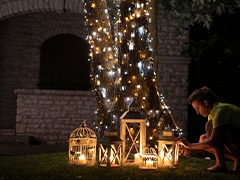 Zunanje vrvične luči Zunanje vrvične luči